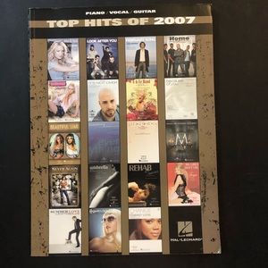 Top Hits of 2007 - Piano Vocal Guitar Music Book